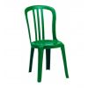 Chaise empilable verte