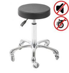 Tabouret Coiffeur En Aluminium à Roulettes