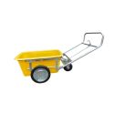 Photo : Chariot pour bac à mortier 200l
