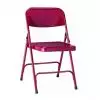 Chaise salle des fêtes pliante en acier