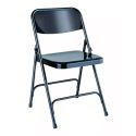Photo : Chaise salle des fêtes pliante en acier Noir