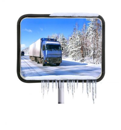Miroir extérieur Antigivre - vision 90°