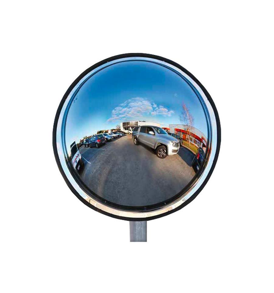 Miroir extérieur de circulation convexe 80cm Sécurité routière Outdoor  Résistant Rétroviseur
