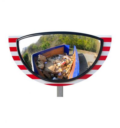 Miroir extérieur encadré incassable - vision 180°