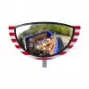 Miroir extérieur encadré incassable - vision 180°
