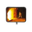 Photo : Miroir de sécurité industriel en inox 450 x 600 mm - Distance : 10 m - Inox poli - Garantie 10 Ans