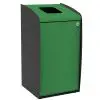 Poubelle de tri sélectif verre 80 litres à serrure et ouverture frontale