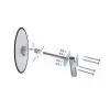 Miroir extérieur incassable - vision 90°