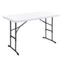 Photo : Table pliante réglable en hauteur