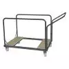 Chariot pour table ronde pliante