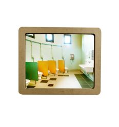Miroir Incassable de sanitaire avec cadre