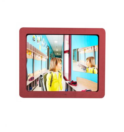 Miroir Incassable de sanitaire avec cadre 