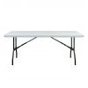table rectangulaire pliante de longueur 183 cm
