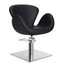 Photo : Fauteuil Coiffure Design Argent - Carrée