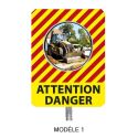 Photo : Miroir de chantier temporaire Modèle 1