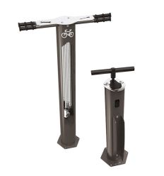 Station de réparation vélo et gonfleur public