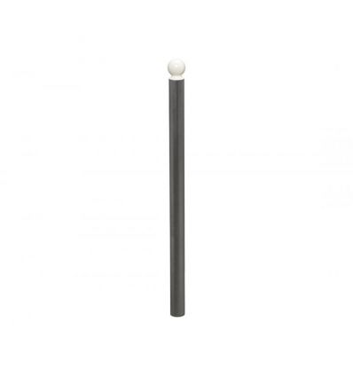 Potelet Haute Visibilité PMR - boule gris anthracite