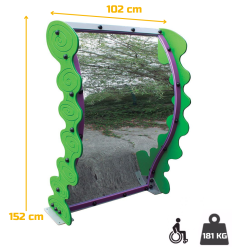 miroir déformant dimension