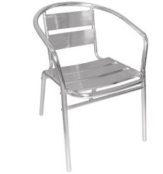 chaise bistrot en alu