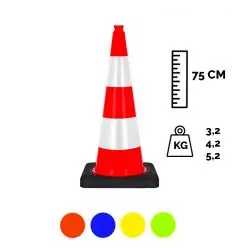 Enrouleur à ruban pour cône de signalisation - PACK de 2 unités - Cônes de  Chantier - Balisage & Marquage - Signalisation