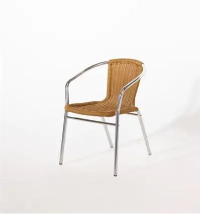Chaise bolero en rotin synthétique camel