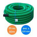 Photo : Gaine TPC verte 40 mm - 25 m