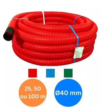 Gaine TPC diamètre 40 mm