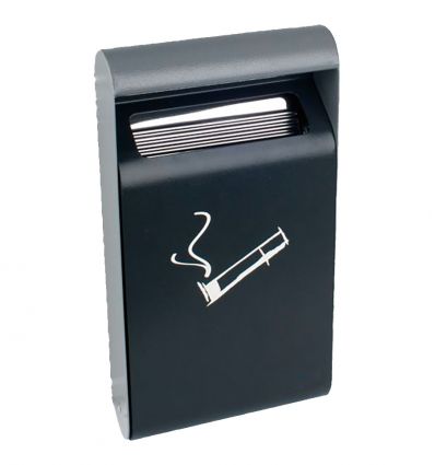 Cendrier mural en acier galvanisé