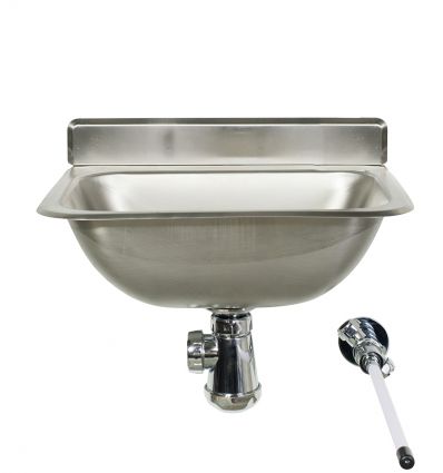 Lave main à Commande Fémorale sans mitigeur col de cygne