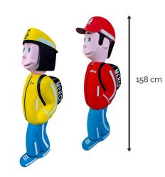 Dimensions Totem personnage de signalisation école