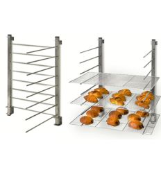 Échelle murale repliable de boulangerie