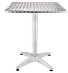 tabe de bistrot en aluminium