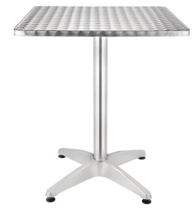 tabe de bistrot en aluminium