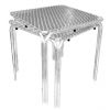 table bistrot extérieur aluminium empilable