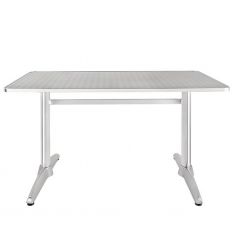 Table bistrot aluminium rectangulaire extérieur