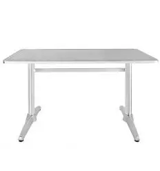 Table bistrot aluminium rectangulaire extérieur