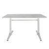 table bistrot rectangulaire aluminium