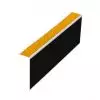 Nez de marche antidérapant jaune et contremarche noire