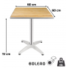 Table bolero design 1 schéma
