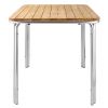 table bistrot aluminium design 3