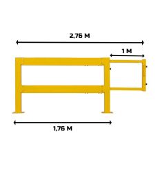 porte coulissante 1 m