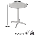 Photo : Table bistrot aluminium ronde extérieur Design 4 Ø 60 cm
