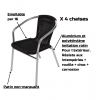 Avantage du fauteuil en aluminium design 2