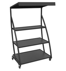 Présentoir Extérieur pour Fleuriste En Aluminium Noir