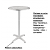 table haute bistrot aluminium avantage