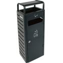 Photo : Cendrier poubelle extérieur 24 L / 3,3 L