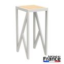 Photo : Sellette Fleuriste Gigogne Plateau en Bois - 500 mm - Blanc