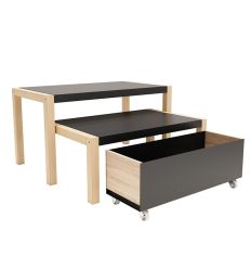 Tables Gigognes avec Caisson de Rangement