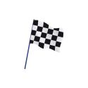 Photo : Drapeau de course automobile à damier