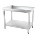 Photo : Table Inox 100 x 70 pour cuisine professionnelle Non
